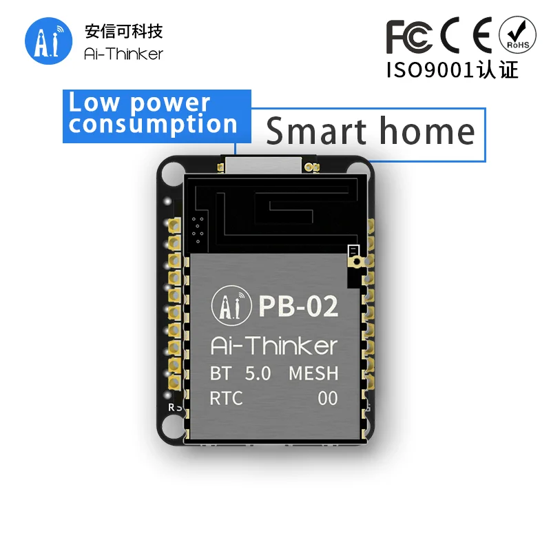 Ai-Thinker Low Latency Low Cost bt BLE 5.0 Mesh Network Module PB-02 for Intelligent Speaker