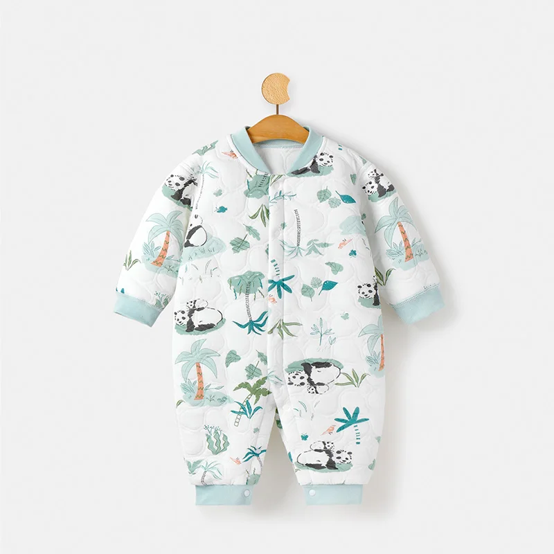 Cute Bear Knitted Clothing for Newborn Baby Boy 100% Cotton Unisex Spring Clothes Available for ODM Supply