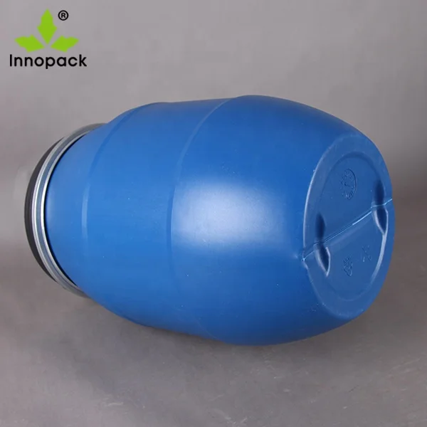  Высококачественный пластиковый цилиндр 200 литра HDPE синий с открытым верхом