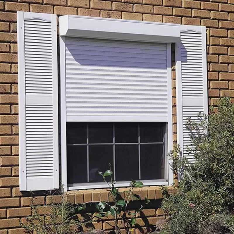 Popular Rolling Shutters Sound And Heat Insulation Roller Windows Modern Aluminium Roll Up Doors And Windows