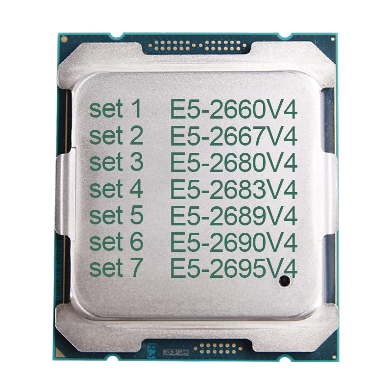 Оптовик Ксеон E5-2660V4 E5-2667V4 E5-2680V4 E5-2683V4 E5-2689V4 E5-2690V4 E5-2695V4 процессор LGA2011-3 процессор