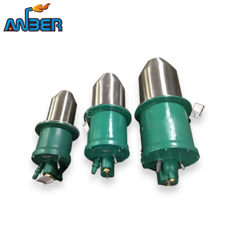Gas burner Eclipse jet combustion nozzles for industrial gas furnaces for heat treatment