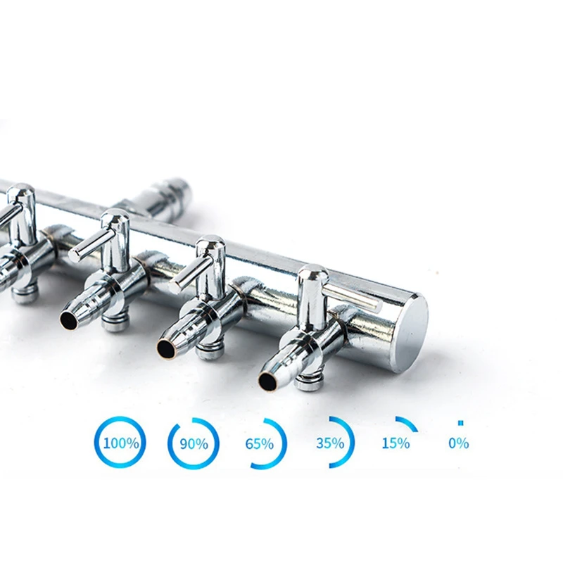 fish tank 304 stainless steel  Aquarium accessories Adjustable shunt diverter Four head splitter Corrosion resistance