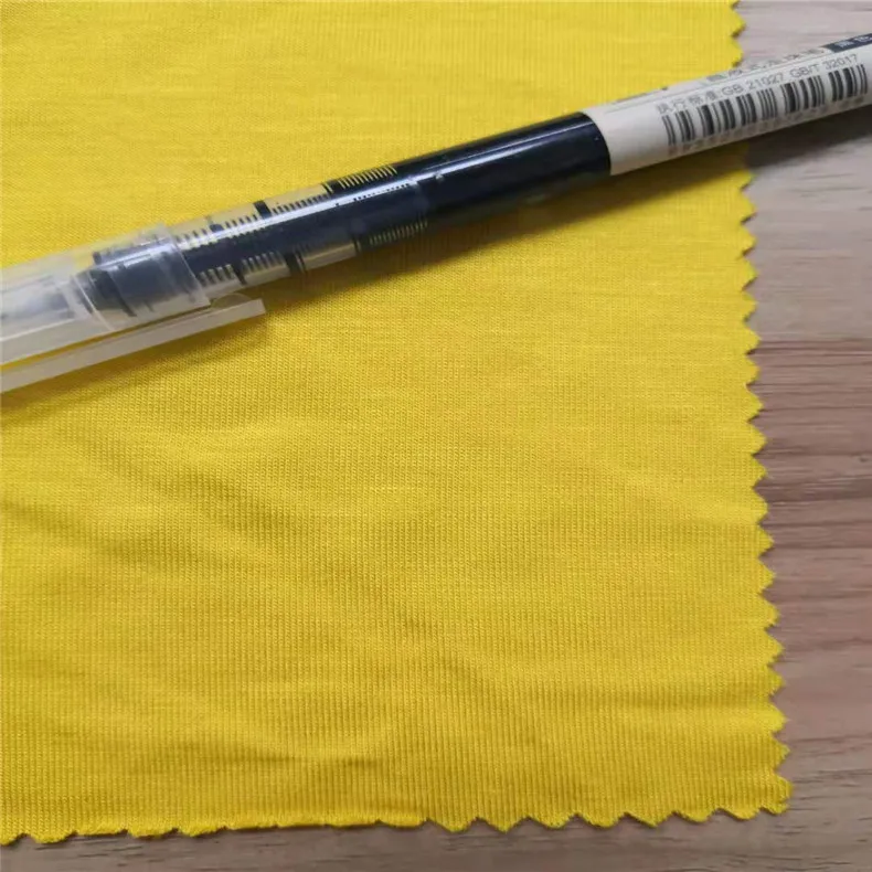 OEKOTEX-100 Certificated Sustainable 95 Bamboo 5 Spandex Bamboo Fiber Fabric for Stretch yoga clothes