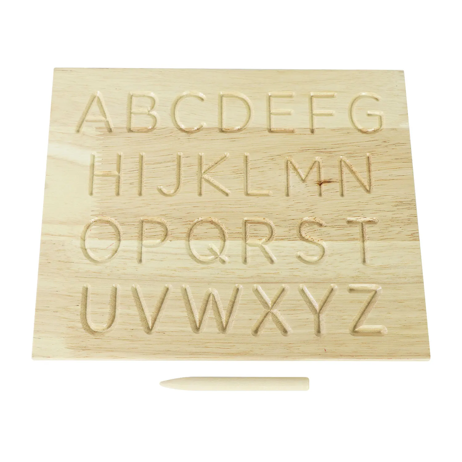 
Alphabet Wood Tracing Board Lowercase Uppercase Wooden Baby Gifts Grand Daughter Class Room Gifts 