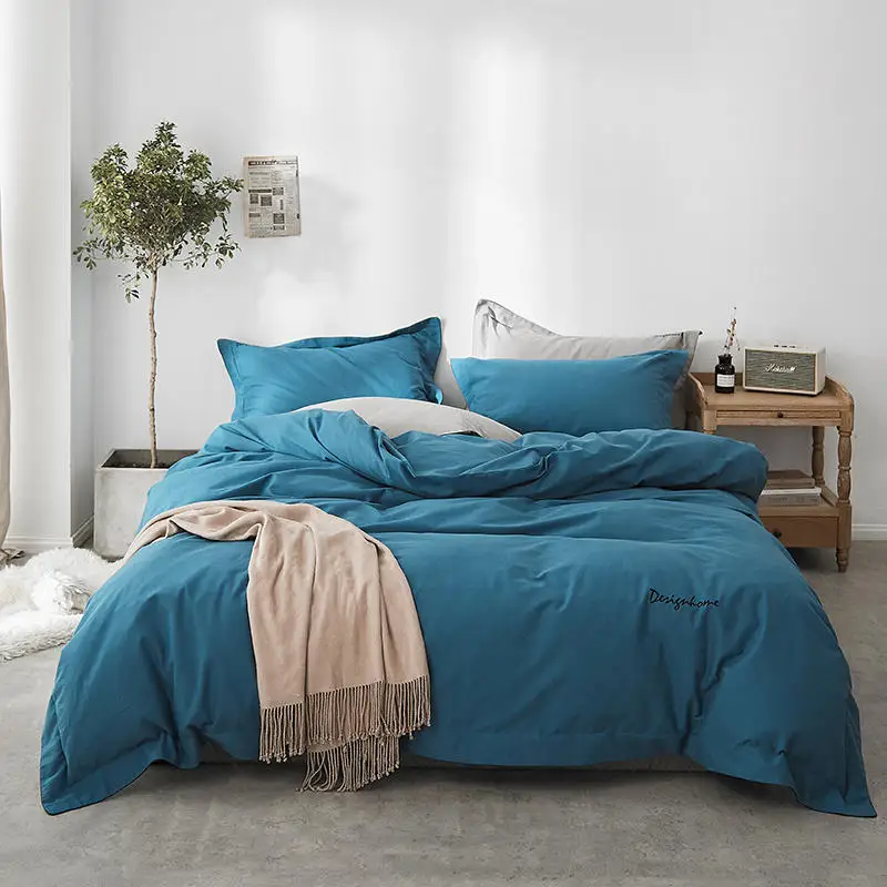 hotel linen 100% cotton 400tc sheet sets embroidered bedding set duvet cover cotton