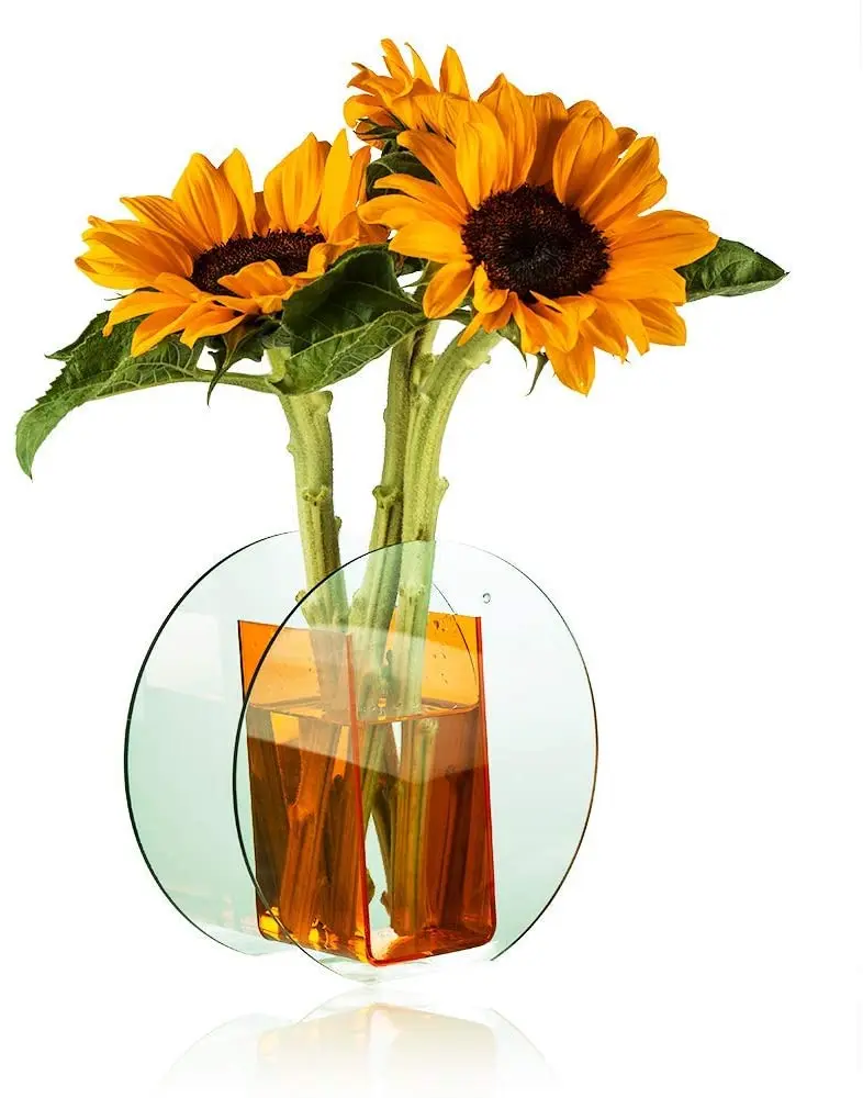 New Design Acrylic Flower Vase Modern Contemporary Design Vase for Home Office Wedding Party Decor