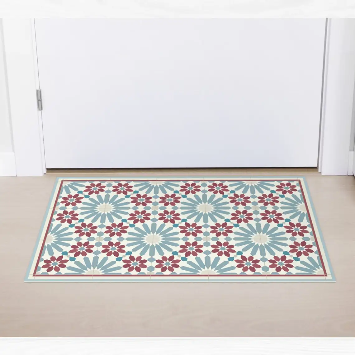 Vinyl Floor Mat Door Pad Outdoor Indoor Kitchen Living Room Bed Room Balcony Mat Easy Clean Non slip PVC Mat