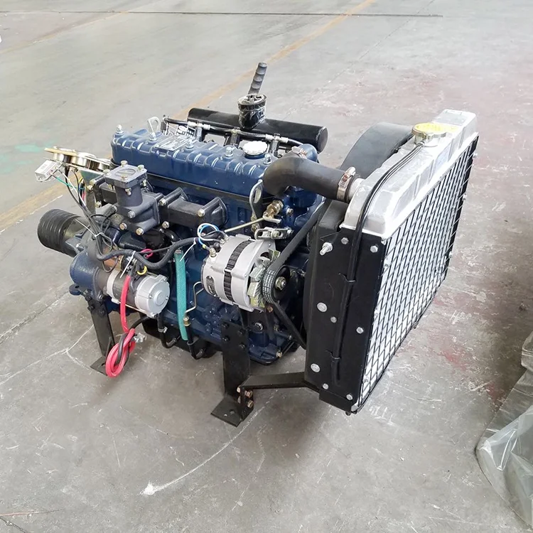 Chinese Manufacturer 35.3KW Clutch Diesel Engine 490G With PTO And Pulley