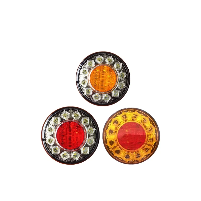 truck lights 24  SMD LED rear round type tail lamp