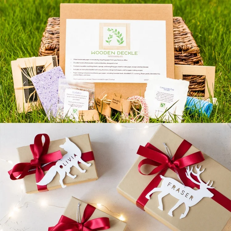 Wholesale Price Printed Brand Name Logos Custom Garment Accessories Recycled Vintage Kraft Paper Hanger Swing Hang Tags