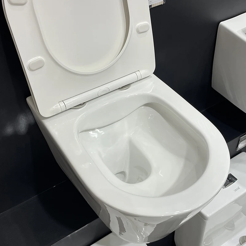 cheap ceramic sanitary ware washdown wall hung toilet commode for hotel bathroom equipment