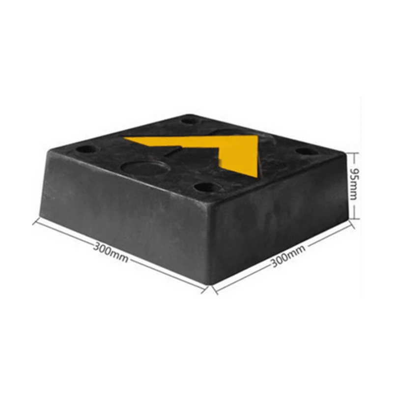 Hot Selling 20kg/pc High Loading Capacity Road Kerb Ramp Car Vehicle Rubber Curb Ramp