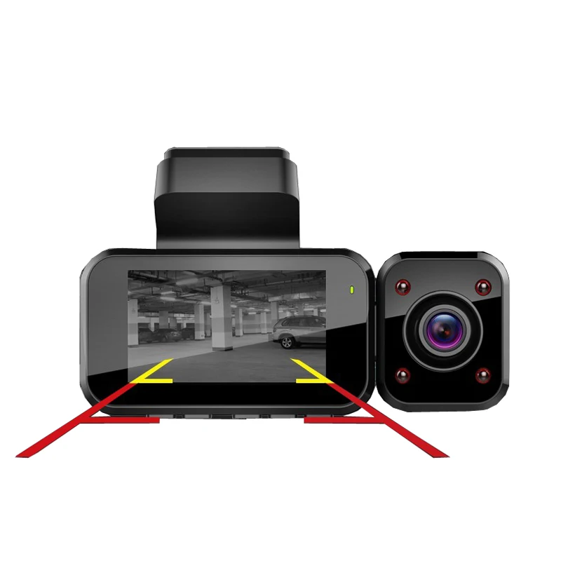 Hot Selling Multiple Languages Night Vision Dashcam 3 Inch Car Black Box Dash Cam 1080P Car Video DVR Recorder Camera