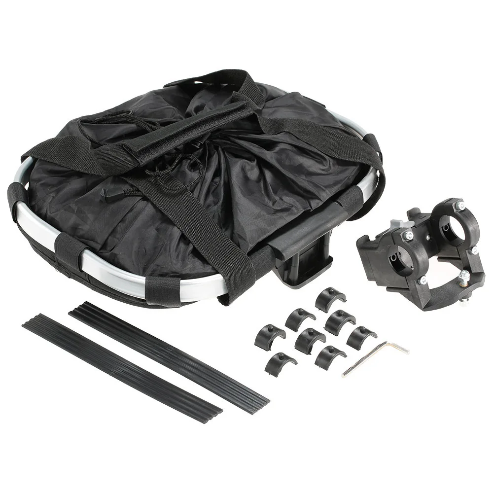 Jetshark Folding train basket Bicycle basket car accessories aluminum alloy car front bag