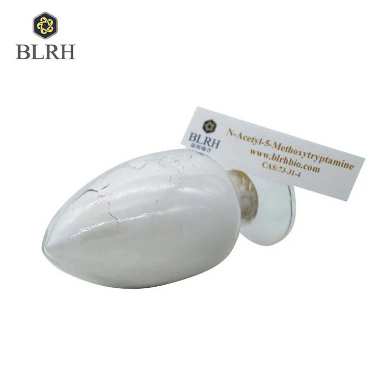 Бесплатный образец, сделано в Китае, лидер продаж, бесплатная доставка, мелатонин КАС: 73-31-4,N-Acetyl-5-Methoxytryptamine