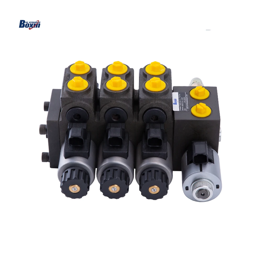 China Wholesale 80L/Min 100L/Min floating spool tractor electric solenoid coil hydraulic valve