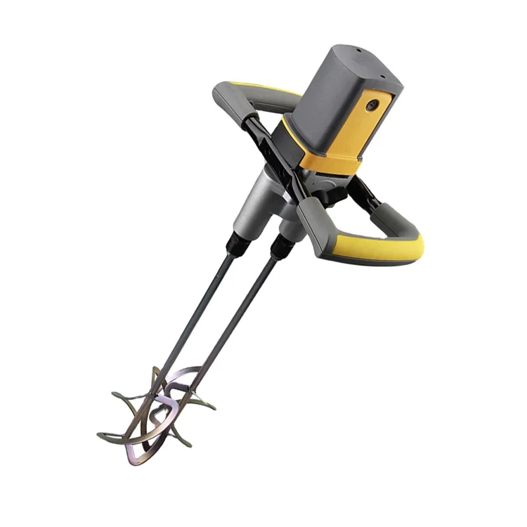 Kinty High quality wholesale 220V, 230V, 110V double paddle concrete paint stirrer mixer machine