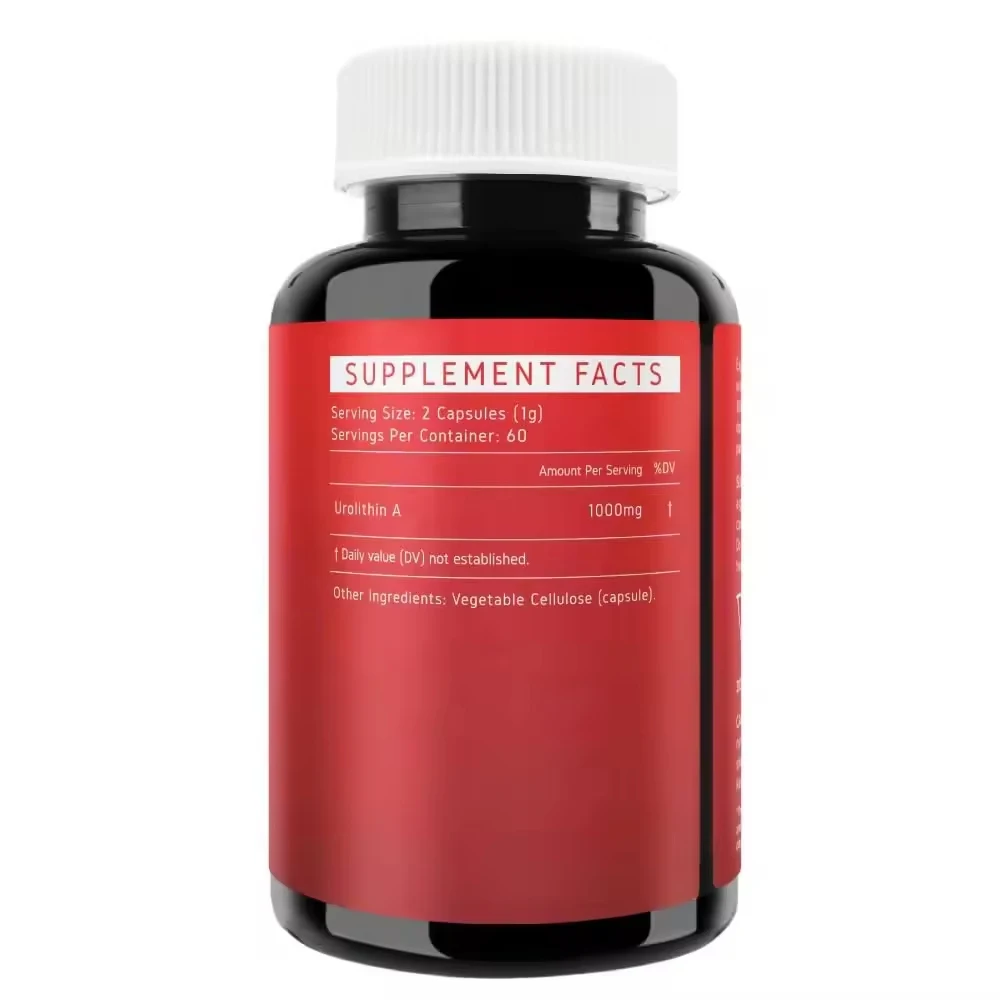 Private label Urolithin A Capsules for Cellular Vitality NAD+ Boost Urolithin A Supplements