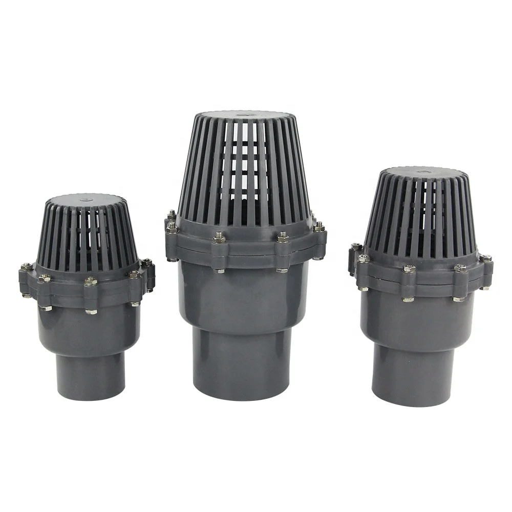 PVC Normal pressure pump Plastic foot Valve Various sizes UPVC Valve