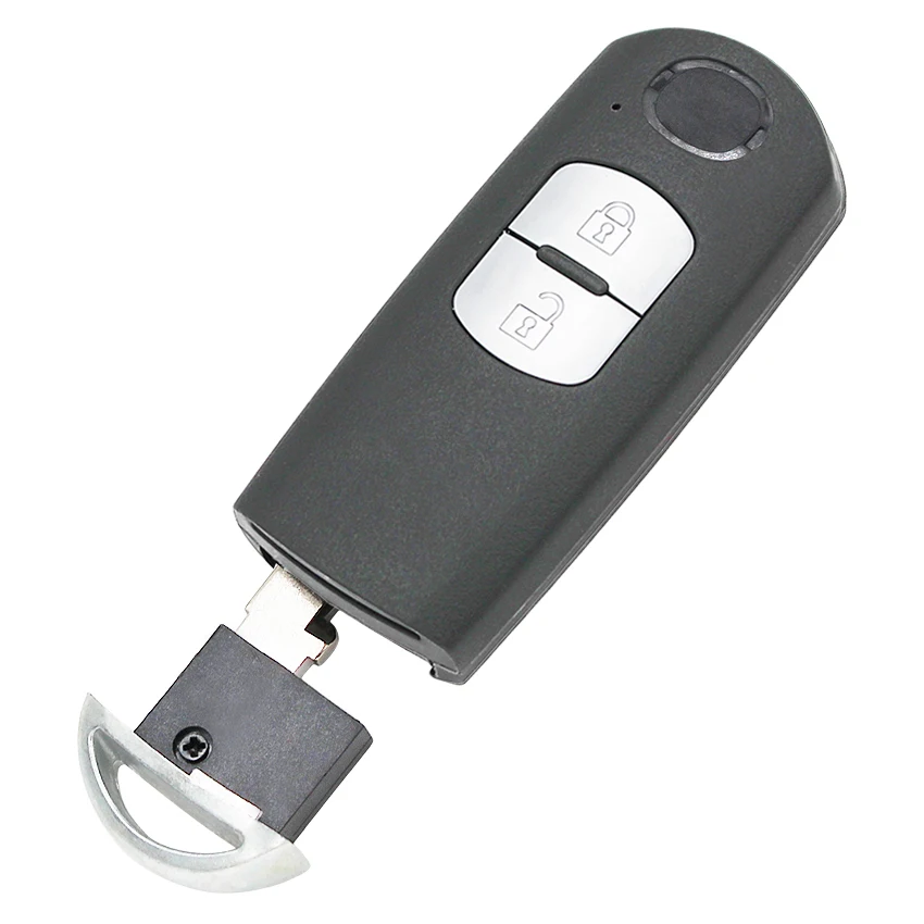 New Smart Remote Key Fob 433MHz Fit For Mazda 3 6 CX-4 CX-5 MX-5 SKE13E-01 With Emergency Key