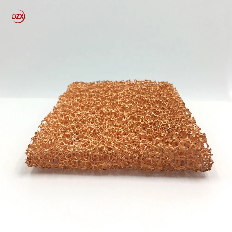 Electromagnetic Shielding Foaming Copper Material Thermal Conductive Copper Foam