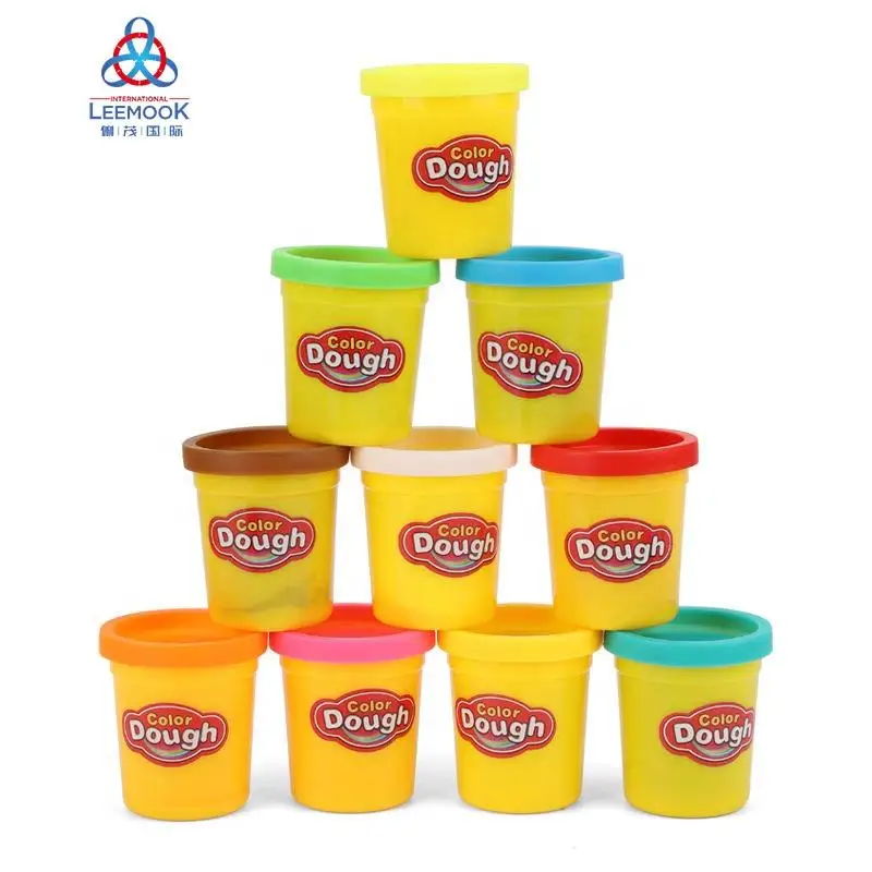 Leemook Cheap Air Dry Clay Set Safe Non-Toxic Modeling Clay Playdough For Kids Play Dough Toys