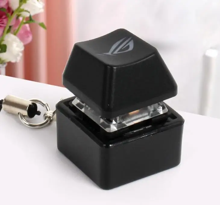 2023 New arrival computer mechanical keyboard keychain switch tester keyboard switch keychain toy
