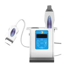 Ультразвуковой скребок для кожи с двумя ручками, машина для глубокой очистки лица, удаление грязи, черных точек и омертвевшей кожи