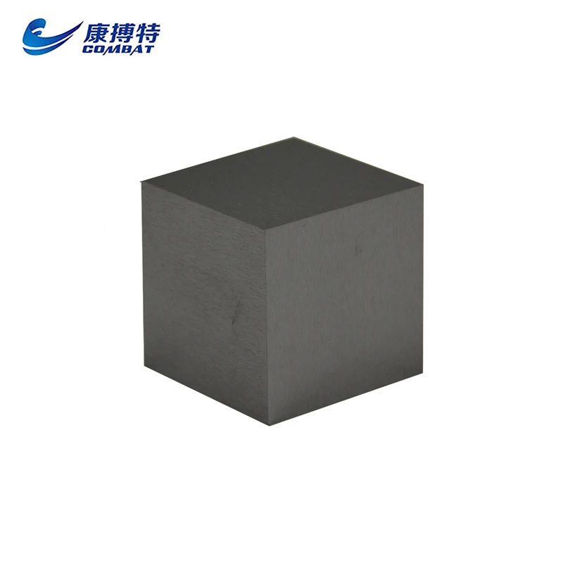 38.1mm purity 99.95 pure  tungsten cube with tungsten block  for kg