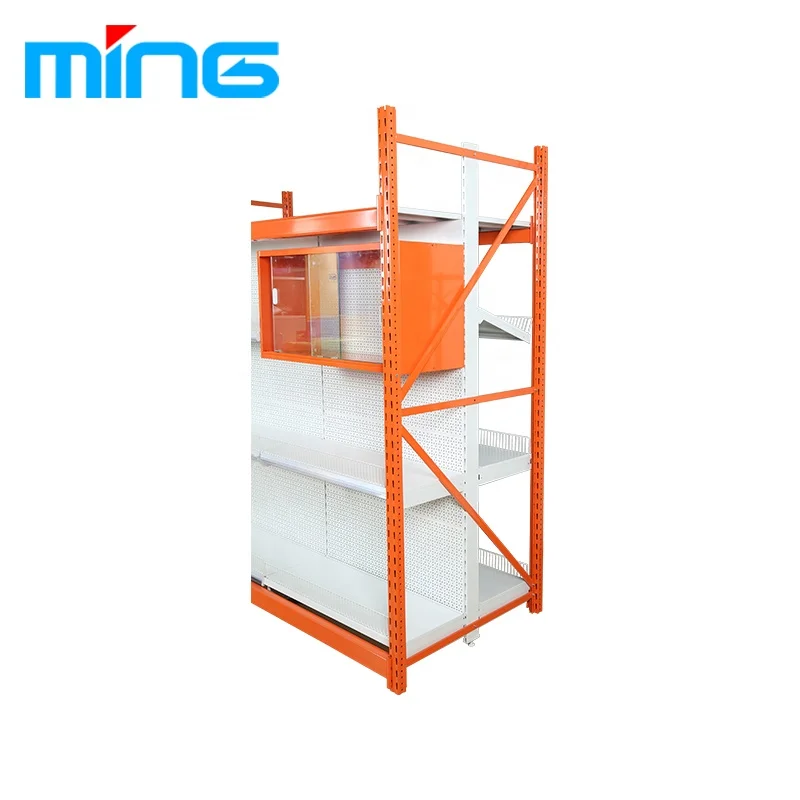 Heavy Duty Combined Integrated Metal Gondola Shelving Rack