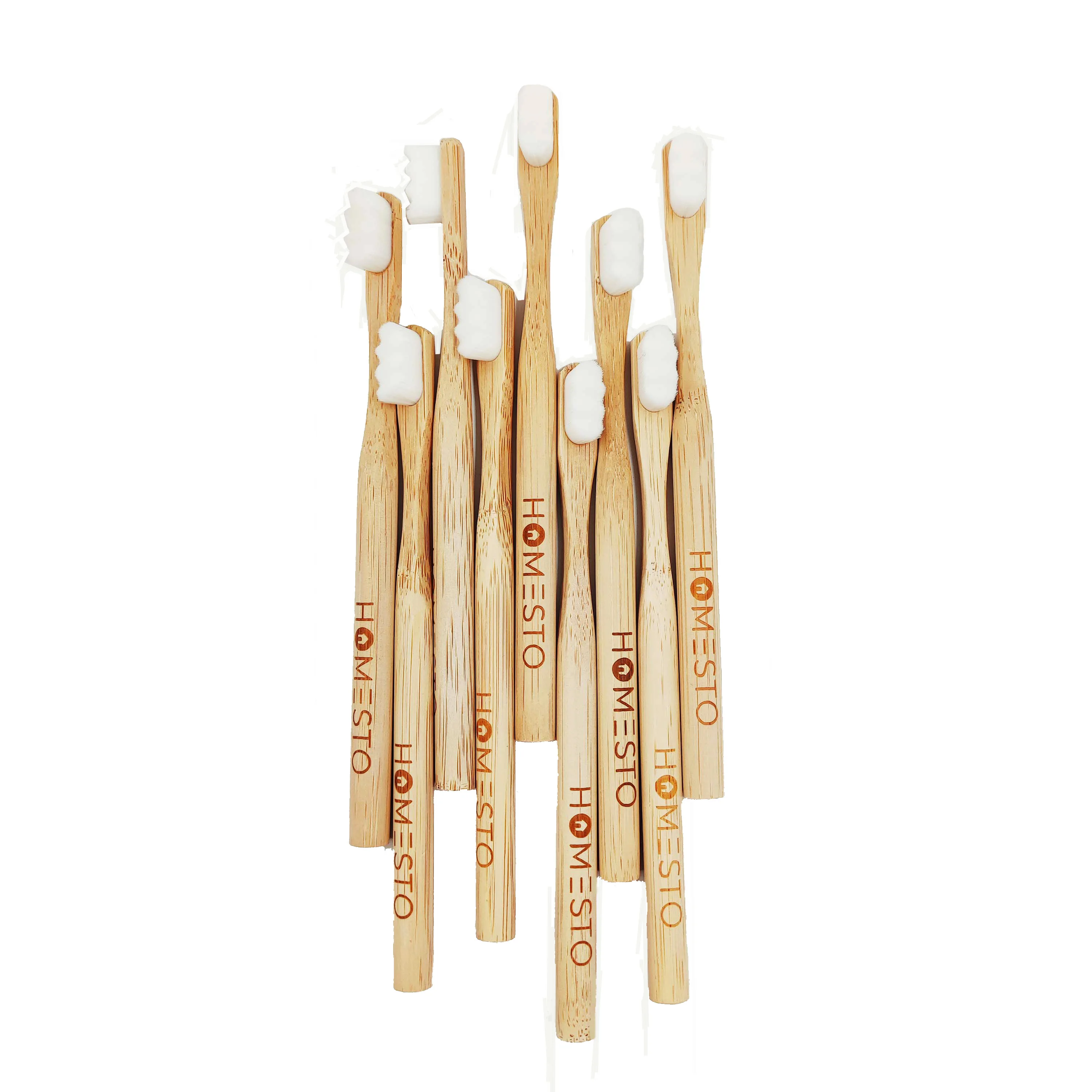 Double AA Ultra Soft Bamboo Charcoal NanoTooth Brush Dental Personal Care Teeth Brush bamboo Toothbrush