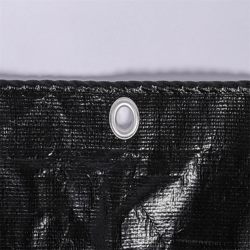 Indonesia Tarpaulin Cover For Truck Manufacturers Black Sliver Waterproof