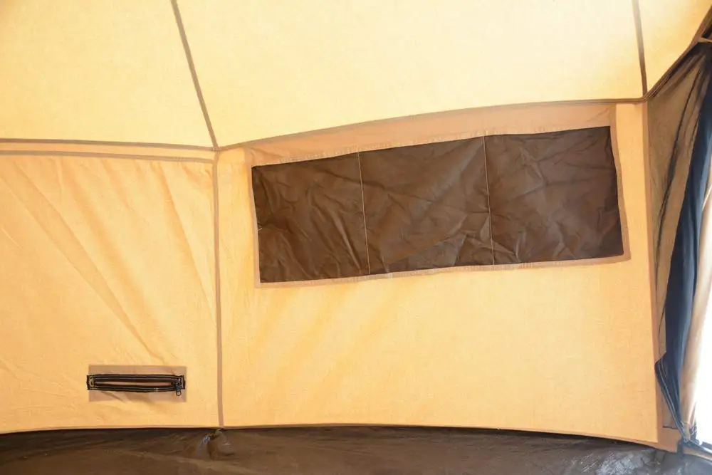 ENJOIN Luxury Outdoor Waterproof Four Season Family Camping and Winter Glamping Cotton Canvas Yurt Bell Tent