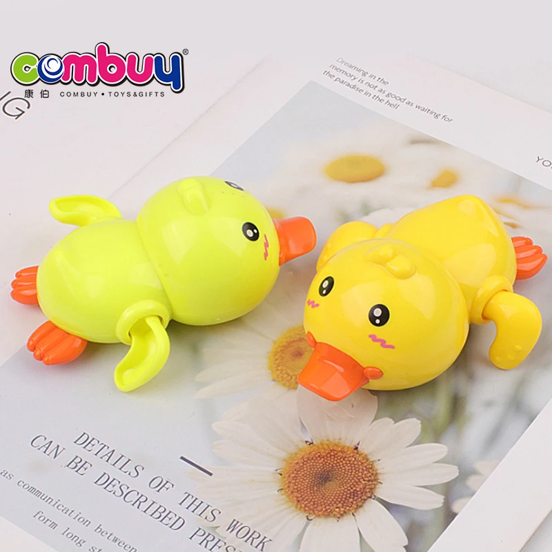 
Infant baby bathroom play plastic water bath wind up duck toys 
