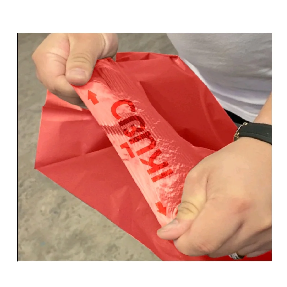 The Premium Product of Thailand Garbage Plastic Bags Size 22x30 Waste Bag Red Color for Household Kitchen Office and Hospitel