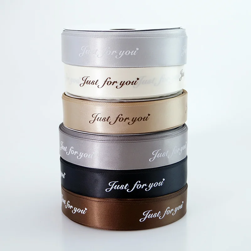 Elegant Floral Christmas Ribbon Polyester Festive Decorations Gift Ribbons