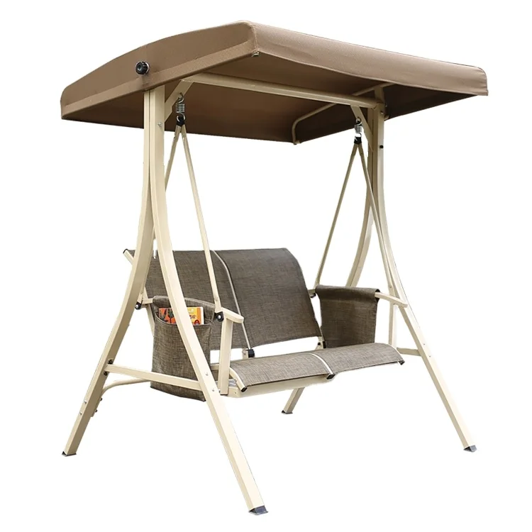 Patio Garden Metal Adults 2-seat cheap swing chair