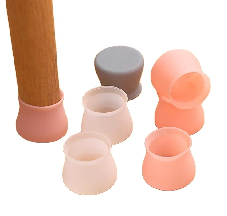High Quality Silicone Chair Foot Covers Table Feet Cover Home Anti-Slip Round Chair Leg Protector