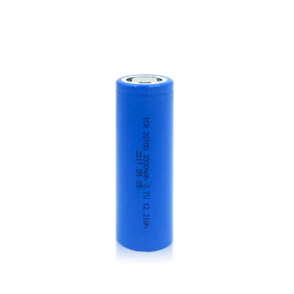 Rechargaebel 20700 3.7V 3300mAh  battery pack cylindrical lithium ion solar system cell storage cell for electric devices
