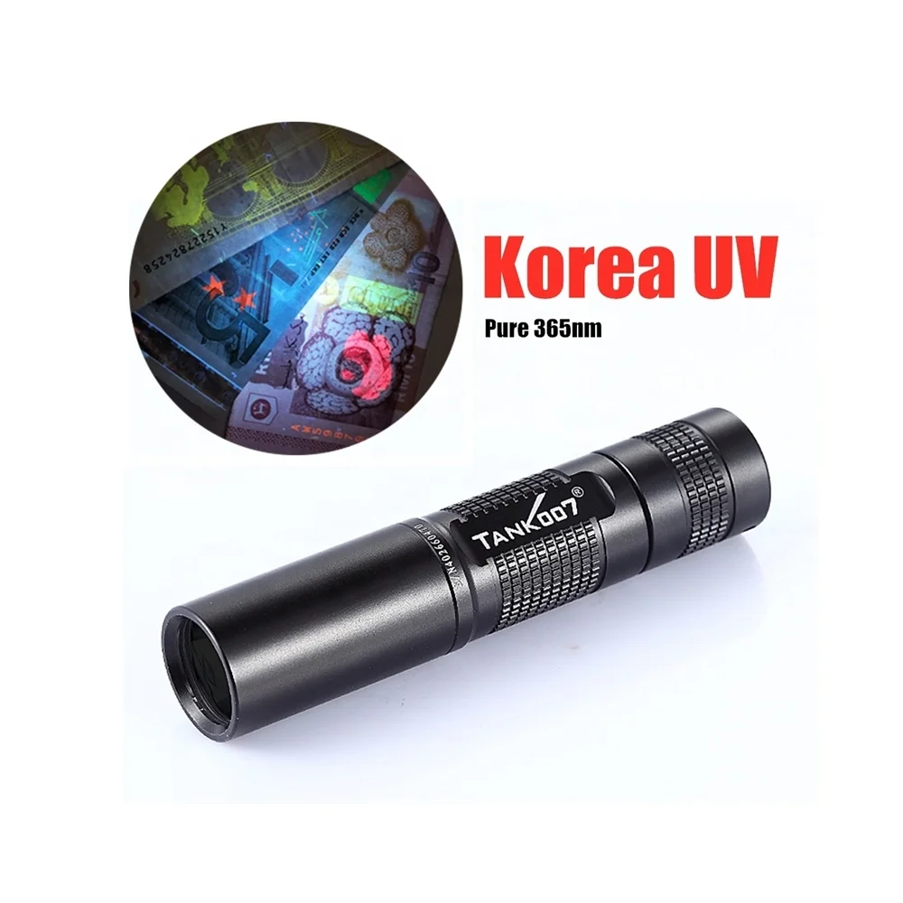  Черные OEM фонарики Tank007 TK566 365 нм портативные светодиодные