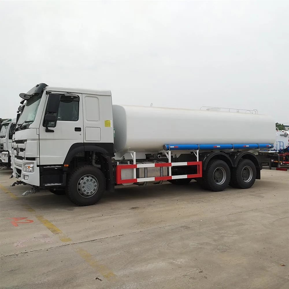 New Sinotruck Howo Water Sprinkle Truck 6x4 20CBM Used Water Tanker Truck
