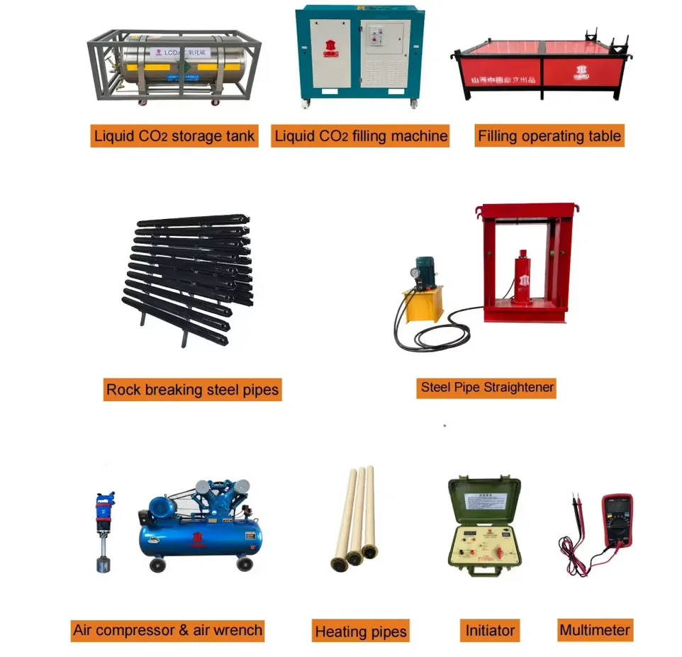 CO2 Blasting Machine & Co2 Stone Breaker & Break Stone Non Explosive Demolition Co2