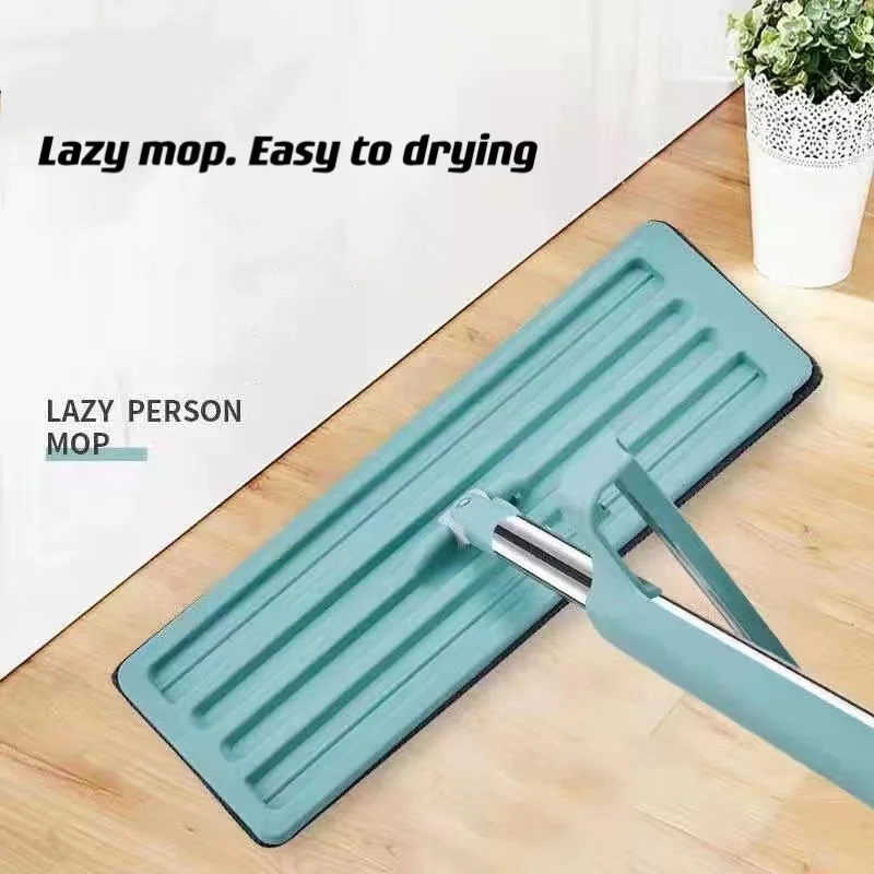 Hot Selling Household Free Hand Scrape Floor Swab Washing Bathroom Cleaner Tool Cleaning Floor Microfiber Flat Mop