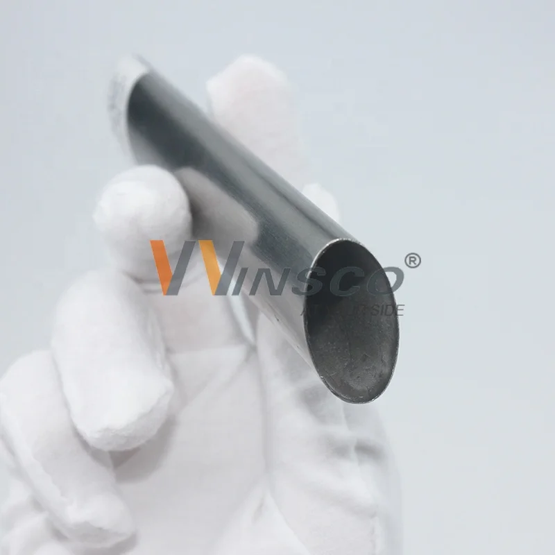 Ценные решения Прямая продажа с завода WINSCOMETAL сварная эллиптическая трубка из нержавеющей стали AISI316 316L для