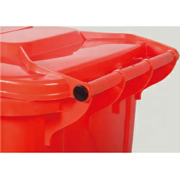 Thickening Outdoor 240l Plastic Waste Bin With Wheels