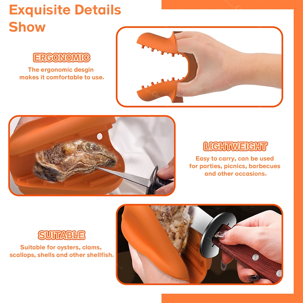Customized Package Easy to Use Silicone Gloves Oven Mitts Heat Resistant BBQ Smoker Grill Gloves