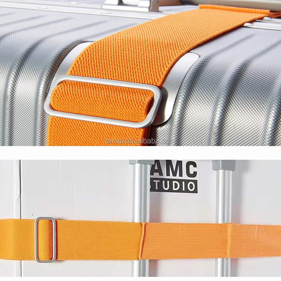 Luggage Straps Suitcase Travel Adjustable Suitcase Belt Silicone Luggage Man Women Travel Accessories
