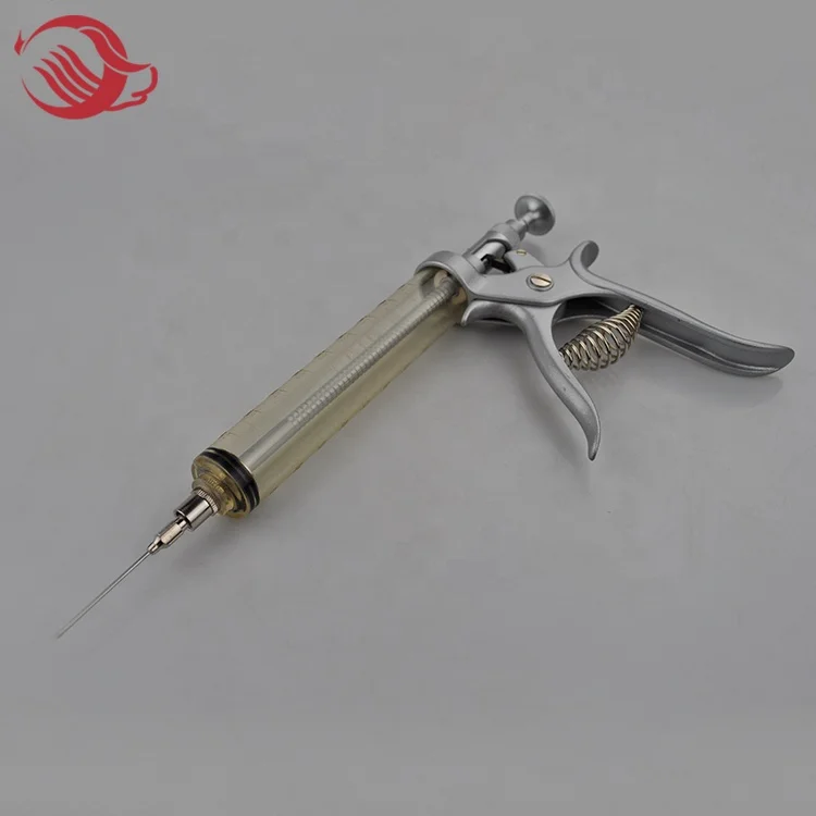 Veterinary Injector Continuous plastic  Syringe Gun,automatic  gun syringe