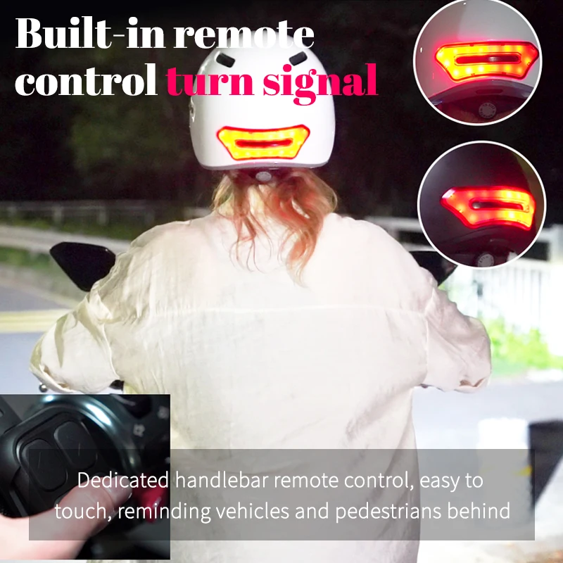 Heat dissipation cool Auto-sensing brake lights Motor smart bike helmets bicycle Cycle Bike smart helmet with camera